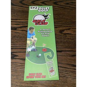 Toilet Golf Game, Play While you Sit Gag Gift Mens Christmas Birthday Fun New
